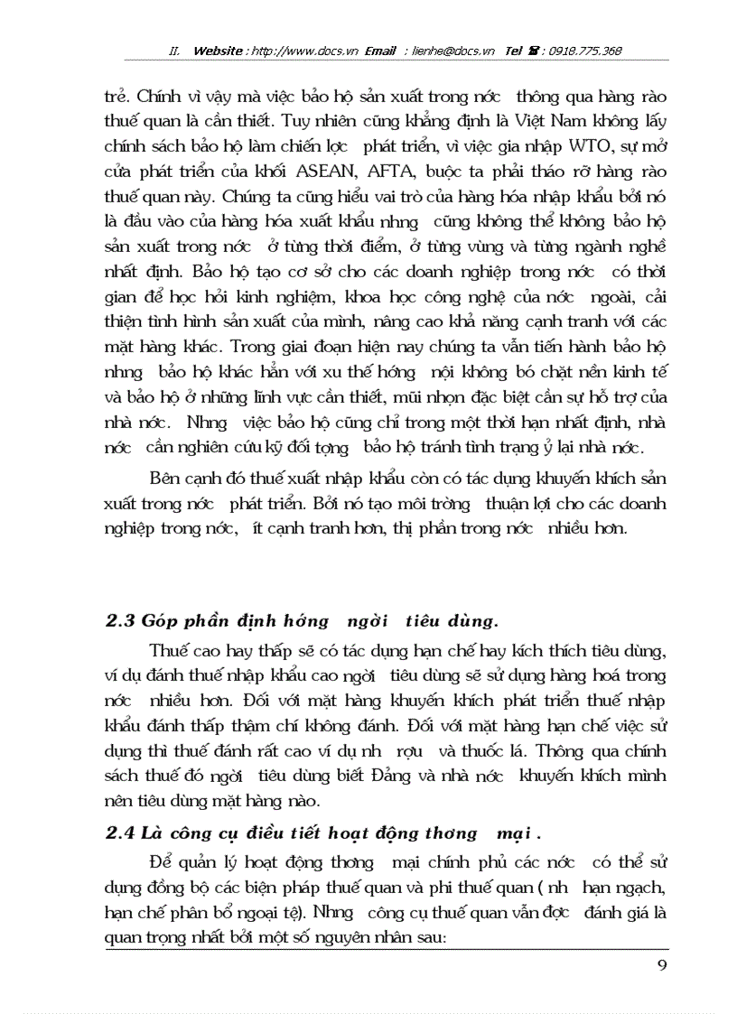 image for page Thuế xuất nhập khẩu và hiện tượng thất thu thuế nhập khẩu ở Việt nam hiện nay