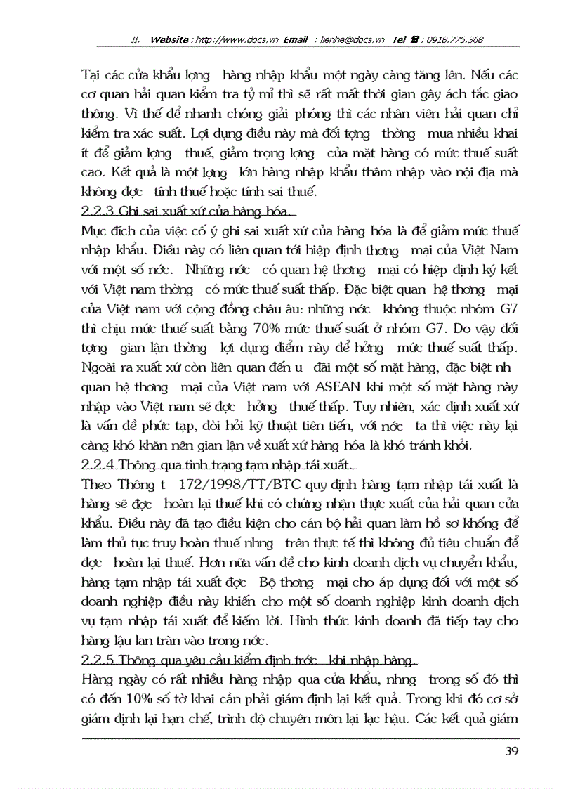 image for page Thuế xuất nhập khẩu và hiện tượng thất thu thuế nhập khẩu ở Việt nam hiện nay