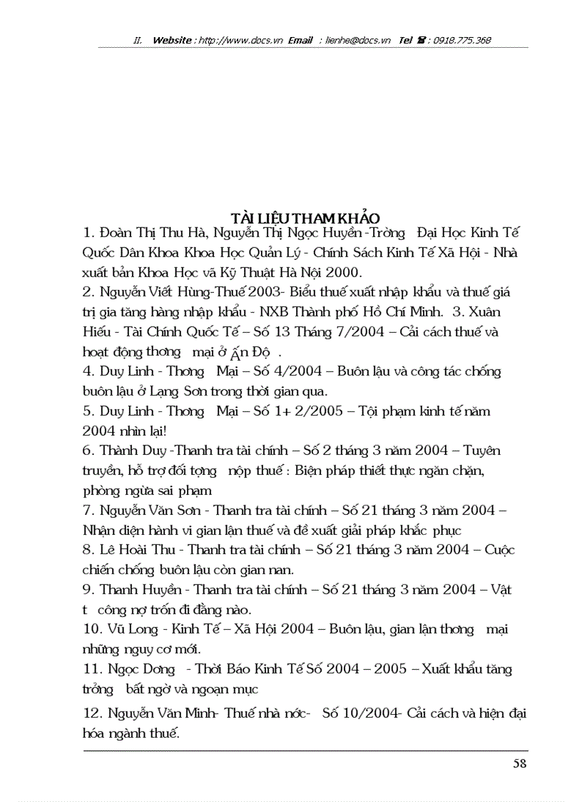 image for page Thuế xuất nhập khẩu và hiện tượng thất thu thuế nhập khẩu ở Việt nam hiện nay