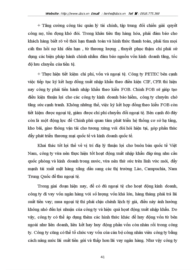 image for page Giải pháp đẩy mạnh hoạt động xuất nhập khẩu của Công ty Thương mại Kỹ thuật và Đầu tư PETEC