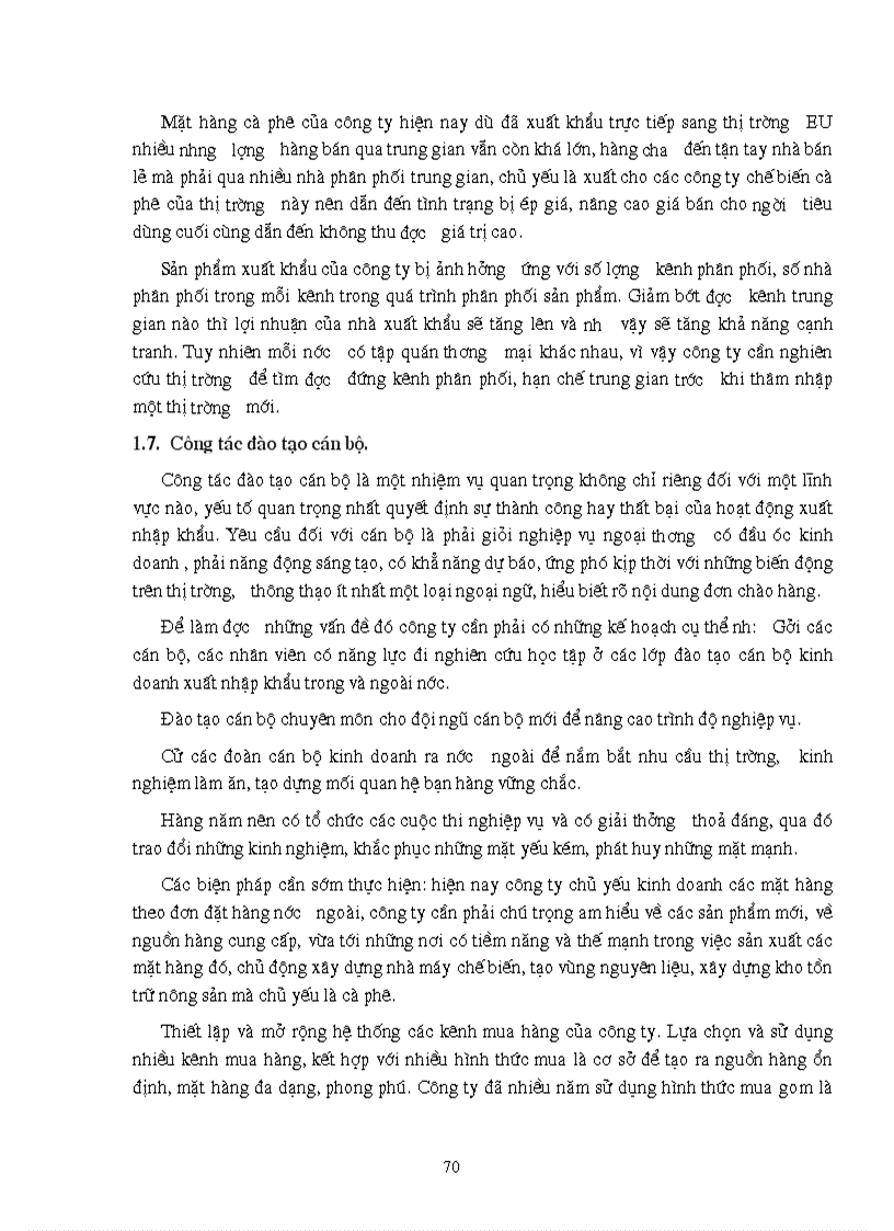 image for page Hoạt động xuất khẩu cà phê sang thị trường EU của công ty xuất khẩu INTIMEX