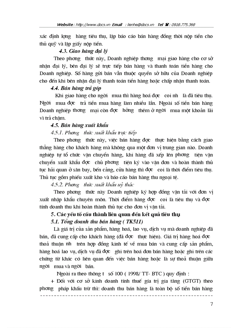 image for page Một số ý kiến trao đổi hạch toán kế toán về tiêu thụ và xác định kết quả tiêu thụ hàng hoá dịch vụ tại Công ty TNHH Nhật Minh Quốc