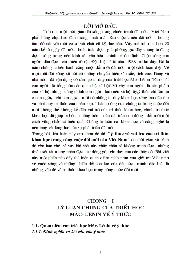 image for page Ýthức và vai trò của tri thức khoa học trong công cuộc đổi mới của Việt Nam