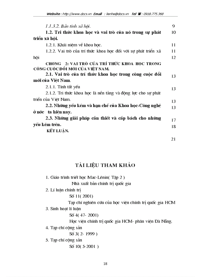 image for page Ýthức và vai trò của tri thức khoa học trong công cuộc đổi mới của Việt Nam