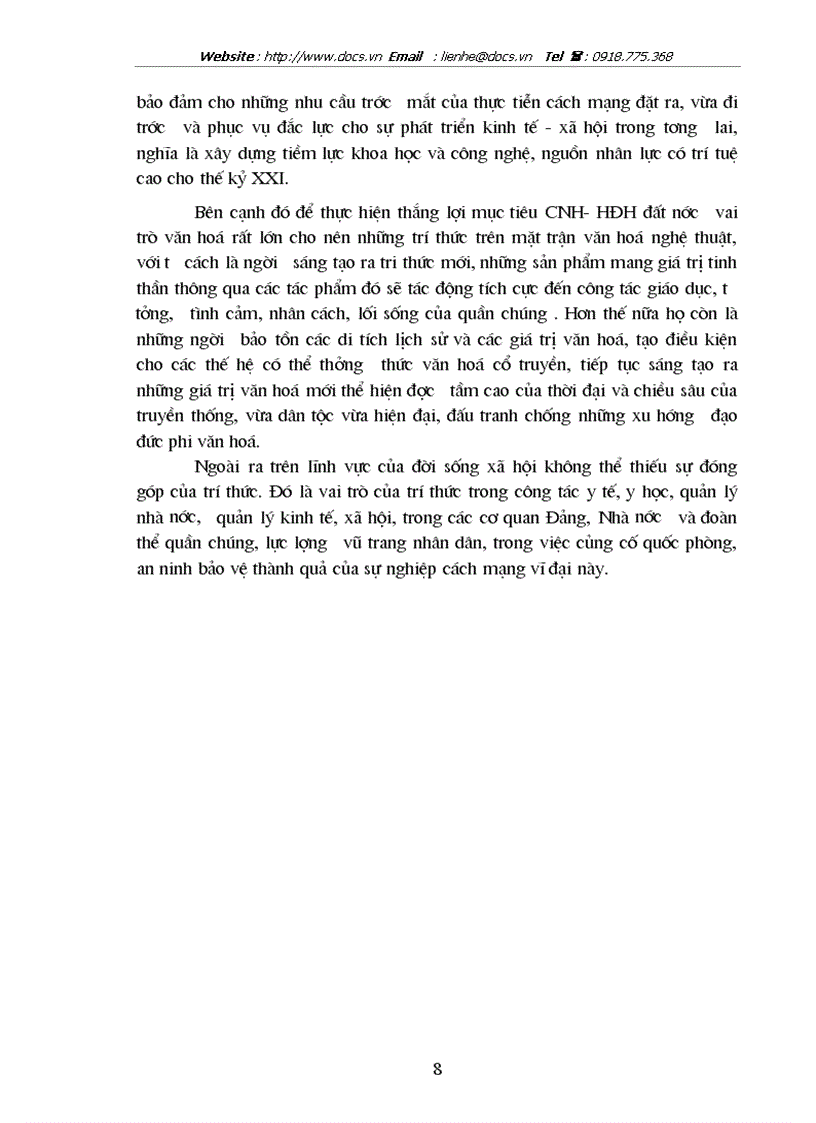 image for page Trí thức trong sự nghiệp Công nghiệp hoá Hiện đại hoá ở nước ta hiện nay