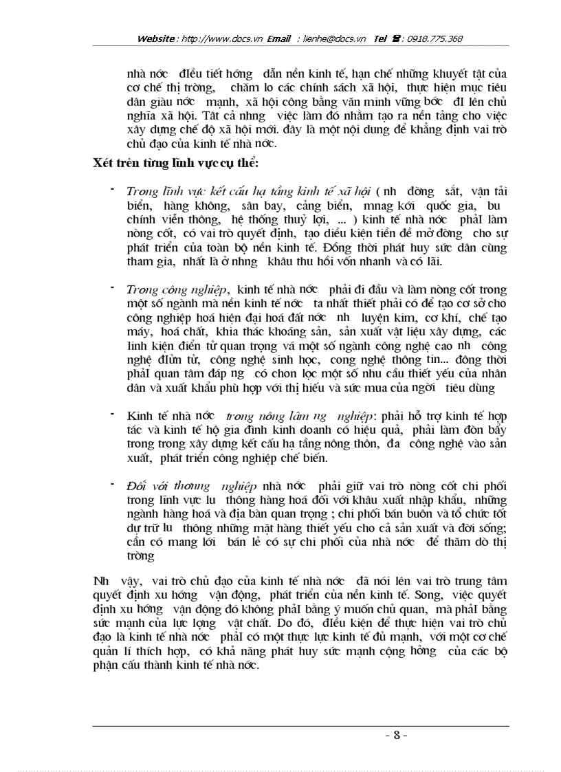 image for page Đặc điểm vai trò vị trí của kinh tế nhà nước trong kinh tế nhiều thành phần ở nước ta thực trạng và giải pháp