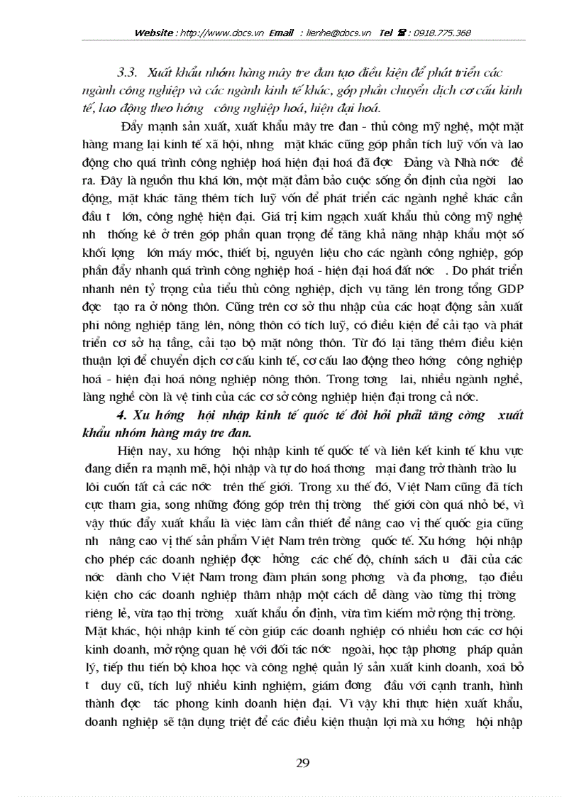 image for page Một số giải pháp nhằm thúc đẩy xuất khẩu nhóm hàng mây tre đan tại công ty xuất nhập khẩu tạp phẩm Hà Nội TOCONTAP