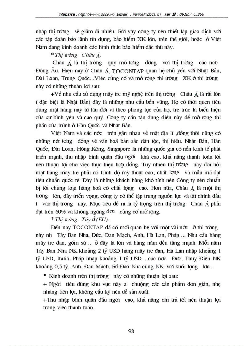 image for page Một số giải pháp nhằm thúc đẩy xuất khẩu nhóm hàng mây tre đan tại công ty xuất nhập khẩu tạp phẩm Hà Nội TOCONTAP