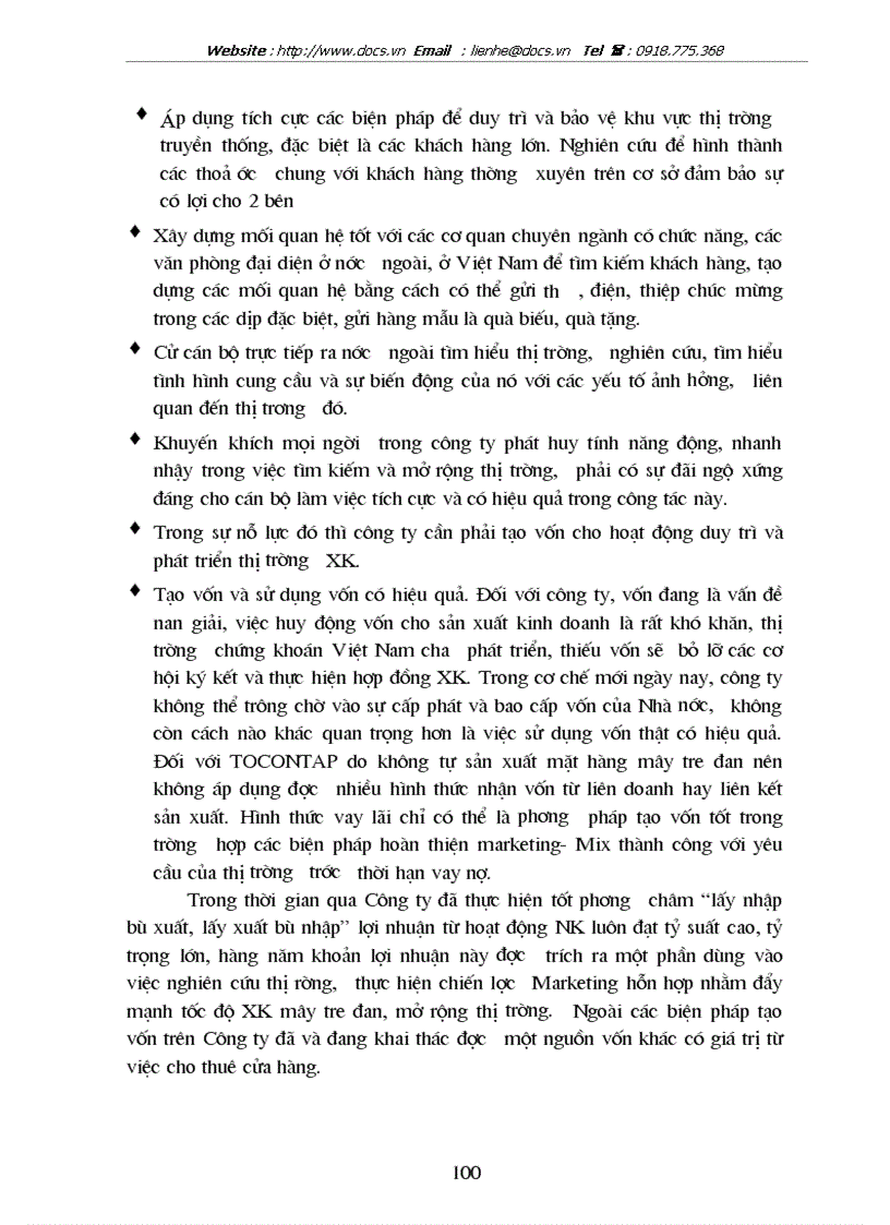 image for page Một số giải pháp nhằm thúc đẩy xuất khẩu nhóm hàng mây tre đan tại công ty xuất nhập khẩu tạp phẩm Hà Nội TOCONTAP