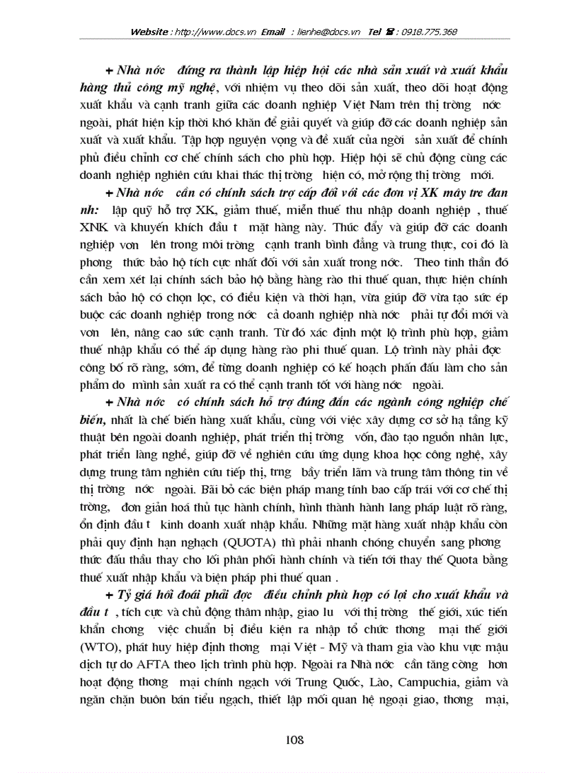 image for page Một số giải pháp nhằm thúc đẩy xuất khẩu nhóm hàng mây tre đan tại công ty xuất nhập khẩu tạp phẩm Hà Nội TOCONTAP