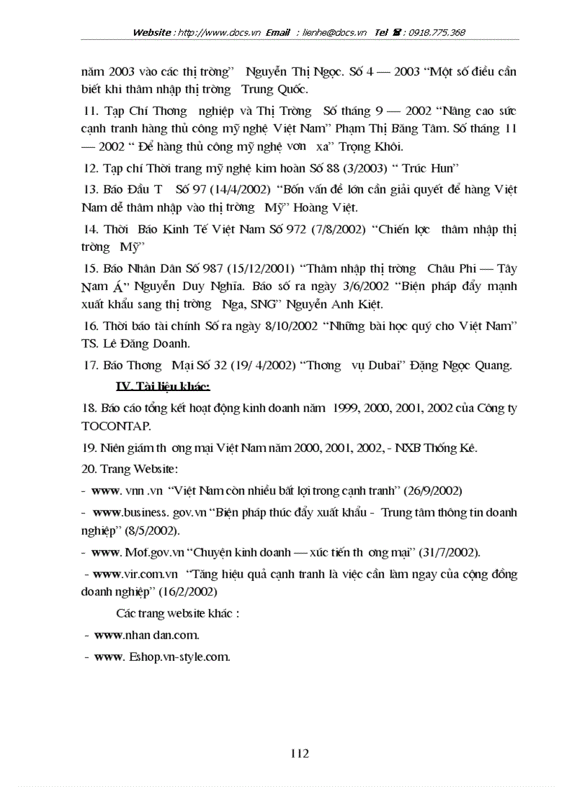 image for page Một số giải pháp nhằm thúc đẩy xuất khẩu nhóm hàng mây tre đan tại công ty xuất nhập khẩu tạp phẩm Hà Nội TOCONTAP