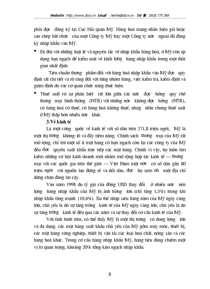 image for page Một số giải nhằm tăng cường thâm nhập thị trường Mỹ của các doanh nghiệp Việt Nam