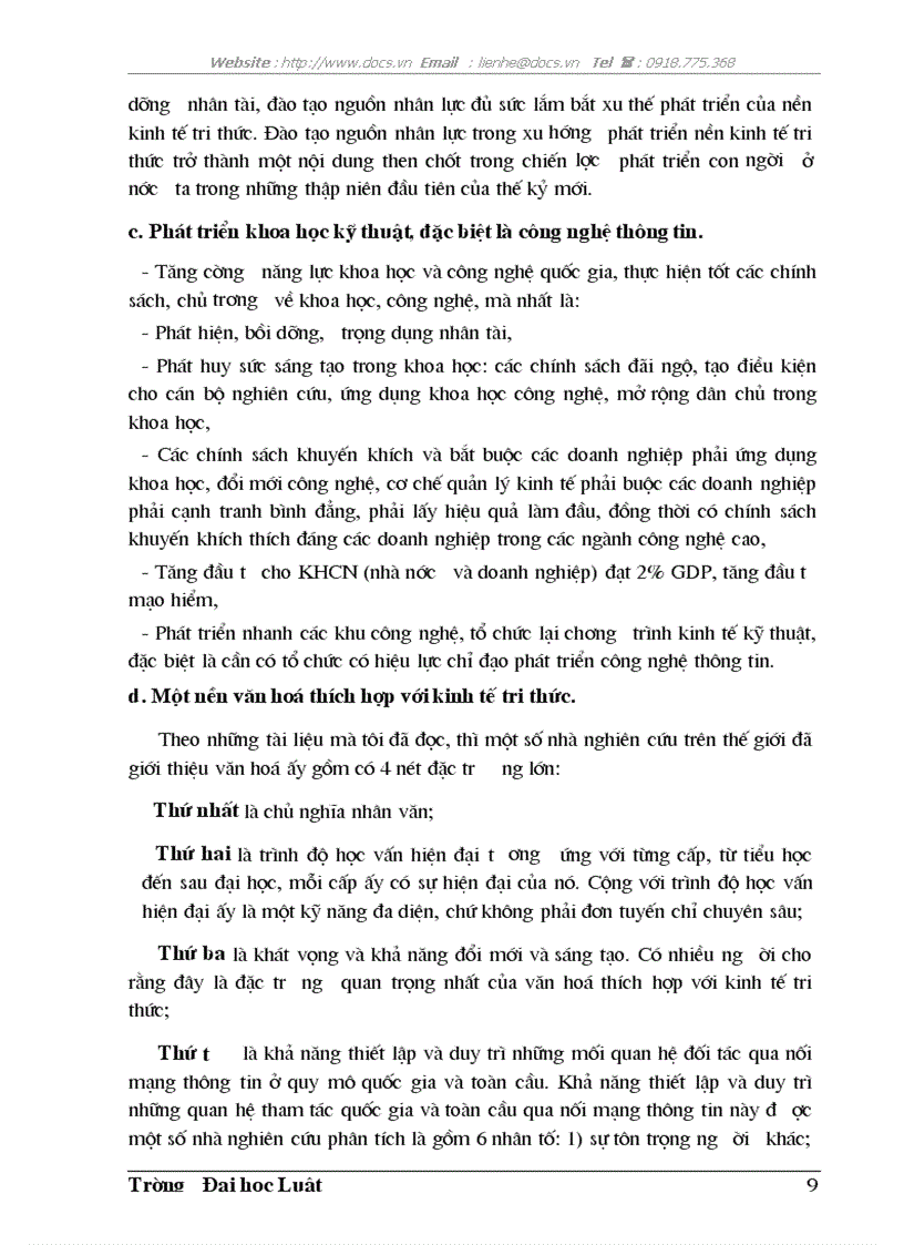 image for page Kinh tế tri thức Những vấn đề đặt ra đối với việc phát triển kinh tế ở nước ta