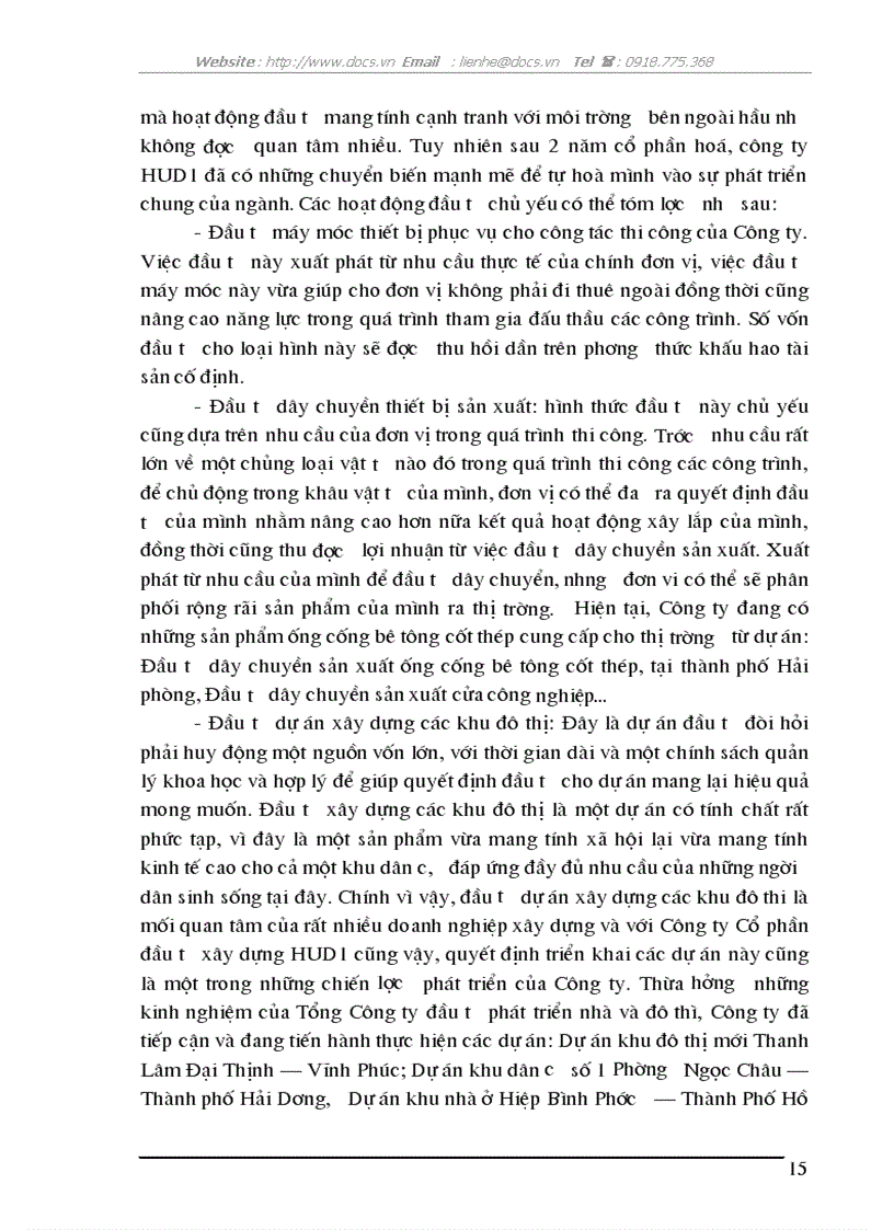 image for page Một số hoạt động đầu tư nhằm nâng cao khả năng cạnh tranh tại Công ty Cổ phần đầu tư và xây dựng HUD1 trong giai đoạn hiện nay