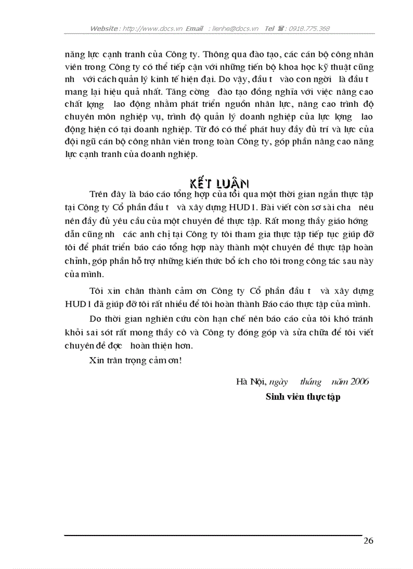 image for page Một số hoạt động đầu tư nhằm nâng cao khả năng cạnh tranh tại Công ty Cổ phần đầu tư và xây dựng HUD1 trong giai đoạn hiện nay