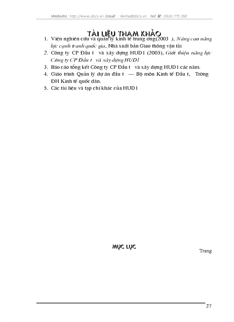 image for page Một số hoạt động đầu tư nhằm nâng cao khả năng cạnh tranh tại Công ty Cổ phần đầu tư và xây dựng HUD1 trong giai đoạn hiện nay