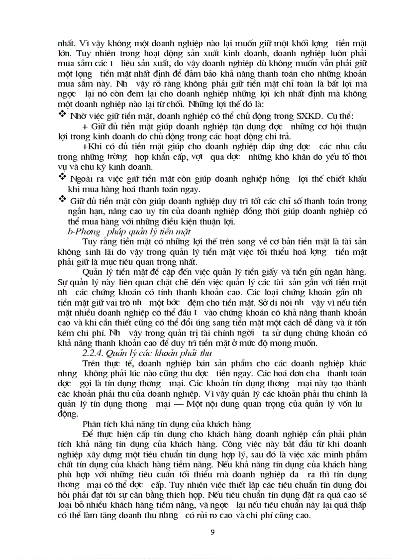 image for page Quản lý vốn lưu động và giải pháp hoàn thiện công tác quản lý vốn lưu động tại thời báo kinh tế việt nam