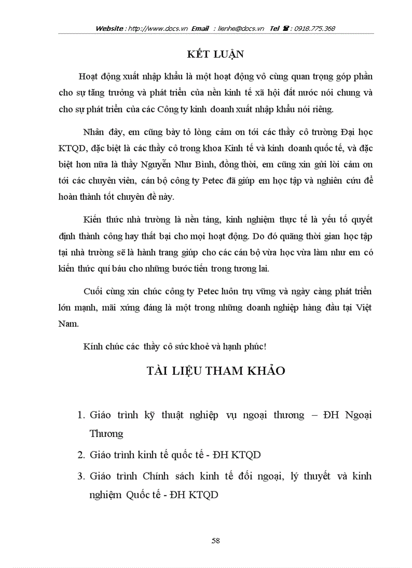 image for page Giải pháp đẩy mạnh hoạt động xuất nhập khẩu của Công ty Thương mại Kỹ thuật và Đầu tư PETEC