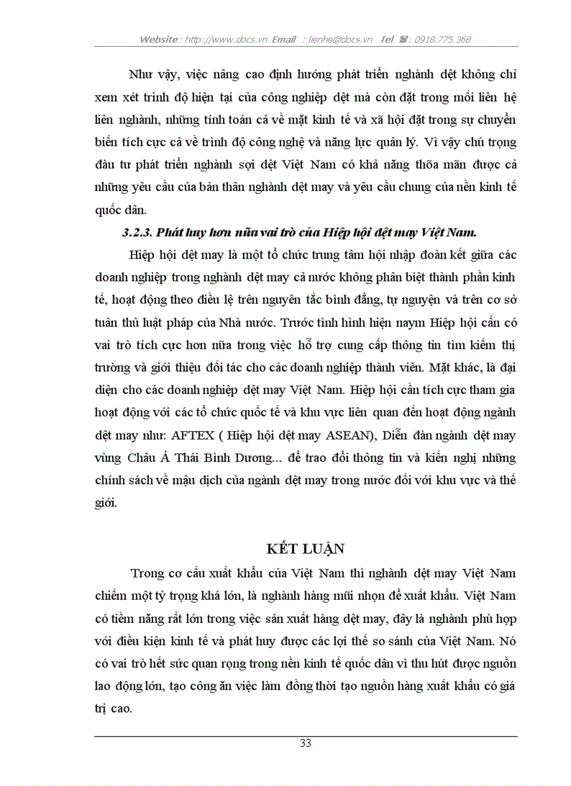 image for page Một số giải pháp nhằm đẩy mạnh xuất khẩu hàng dệt may Việt Nam sang thị trường Hoa Kỳ