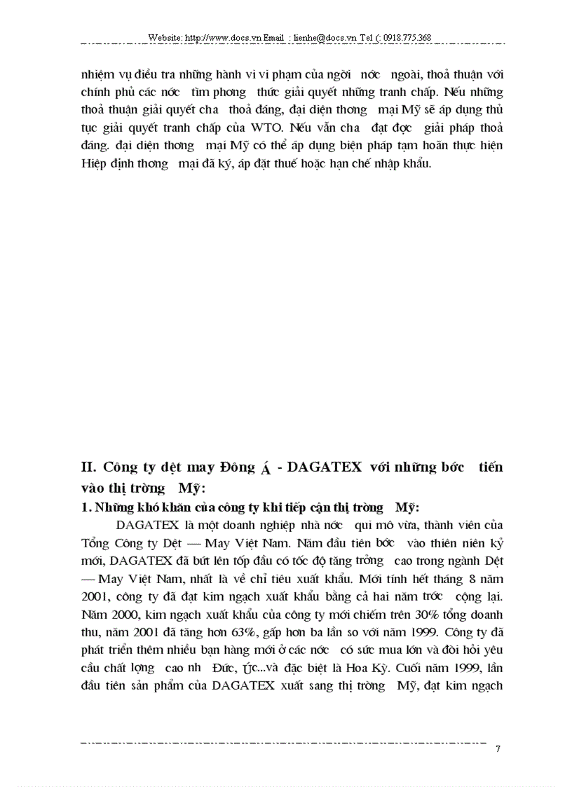 image for page Ảnh hưởng của môi trường luật pháp ở Mỹ tới việc xuất khẩu hàng dệt may của các doanh nghiệp Việt Nam