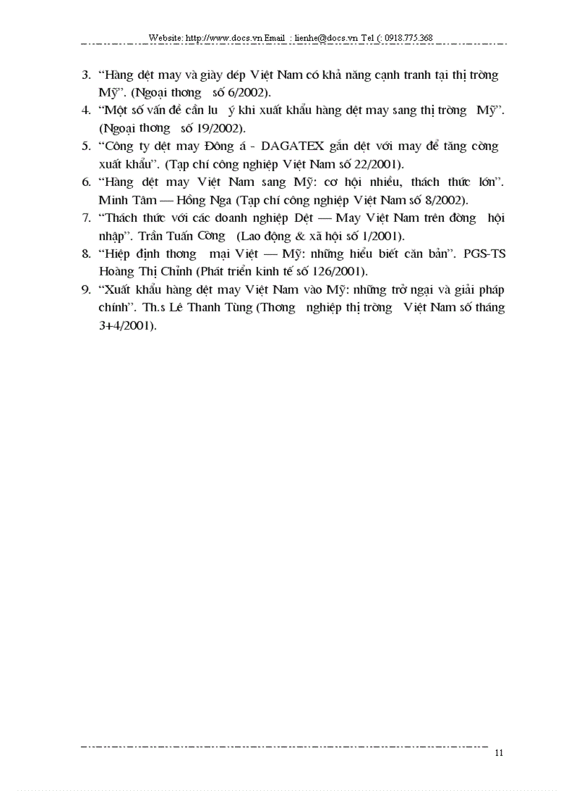 image for page Ảnh hưởng của môi trường luật pháp ở Mỹ tới việc xuất khẩu hàng dệt may của các doanh nghiệp Việt Nam