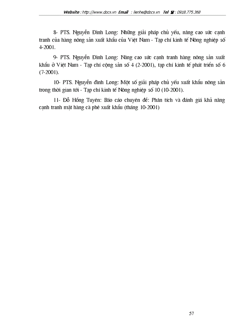 image for page Phân tích hoạt động xuất khẩu một số mặt hàng nông sản chủ yếu ở Việt Nam