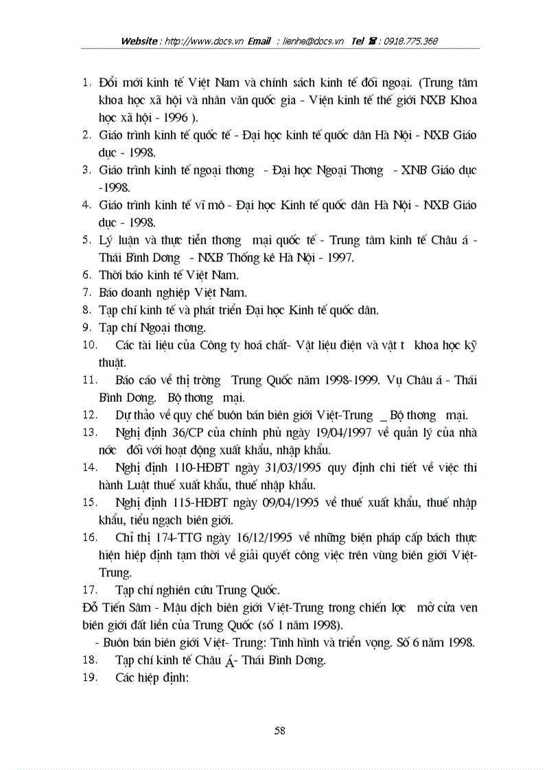 image for page Đẩy mạnh hoạt động xuất nhập khẩu của công ty với thị trường Trung Quốc