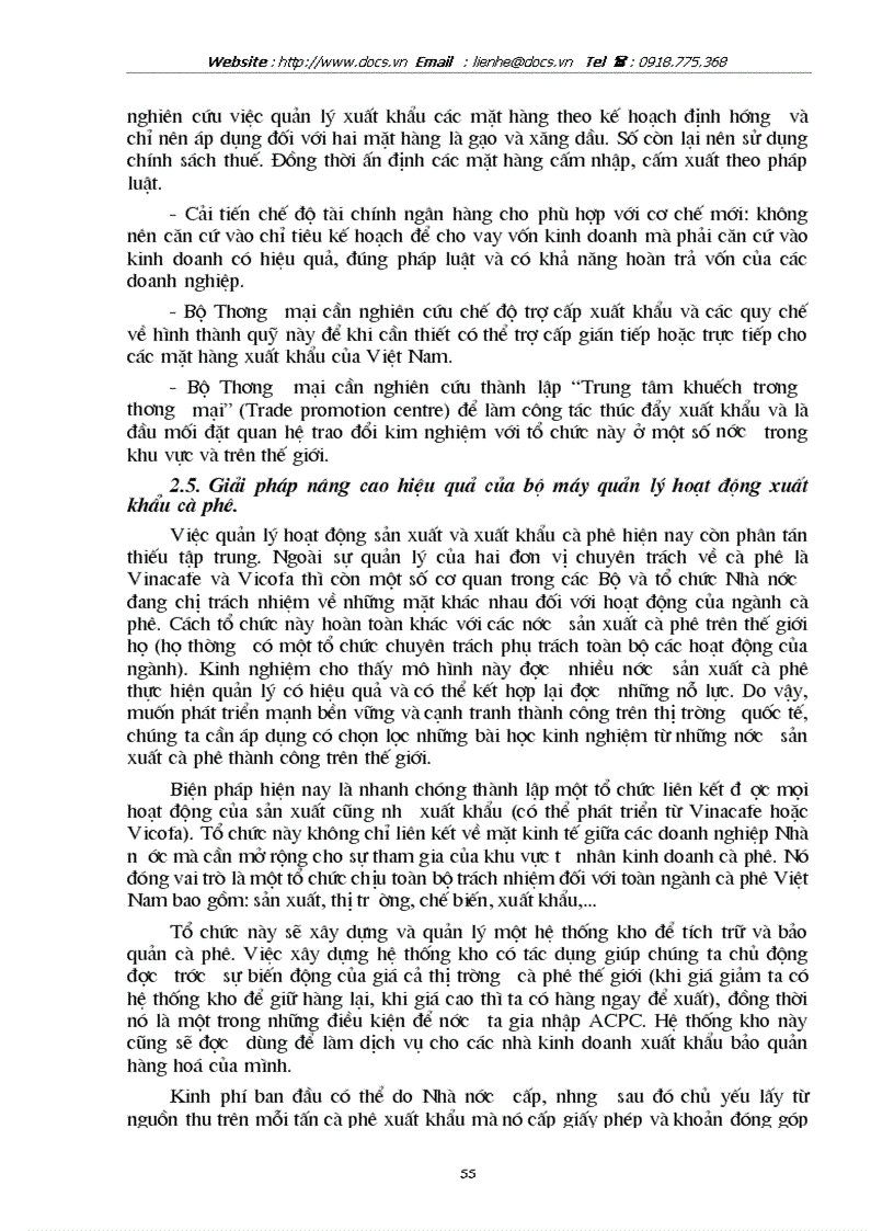 image for page Phương hướng và giải pháp nhằm đẩy mạnh xuất khẩu cà phê việt nam giai đoạn 2002 2010