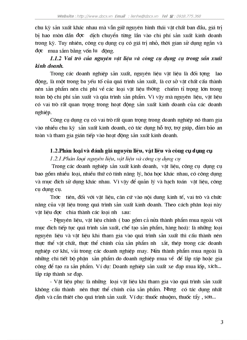 image for page Kế toán nguyên vật liệu công cụ dụng cụ