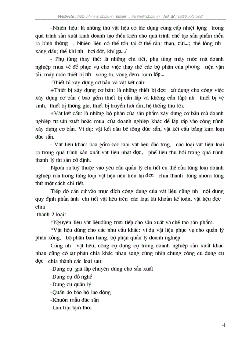 image for page Kế toán nguyên vật liệu công cụ dụng cụ