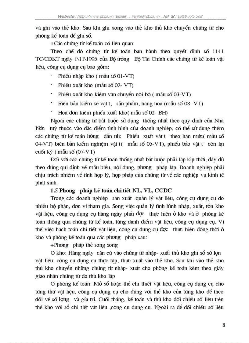 image for page Kế toán nguyên vật liệu công cụ dụng cụ