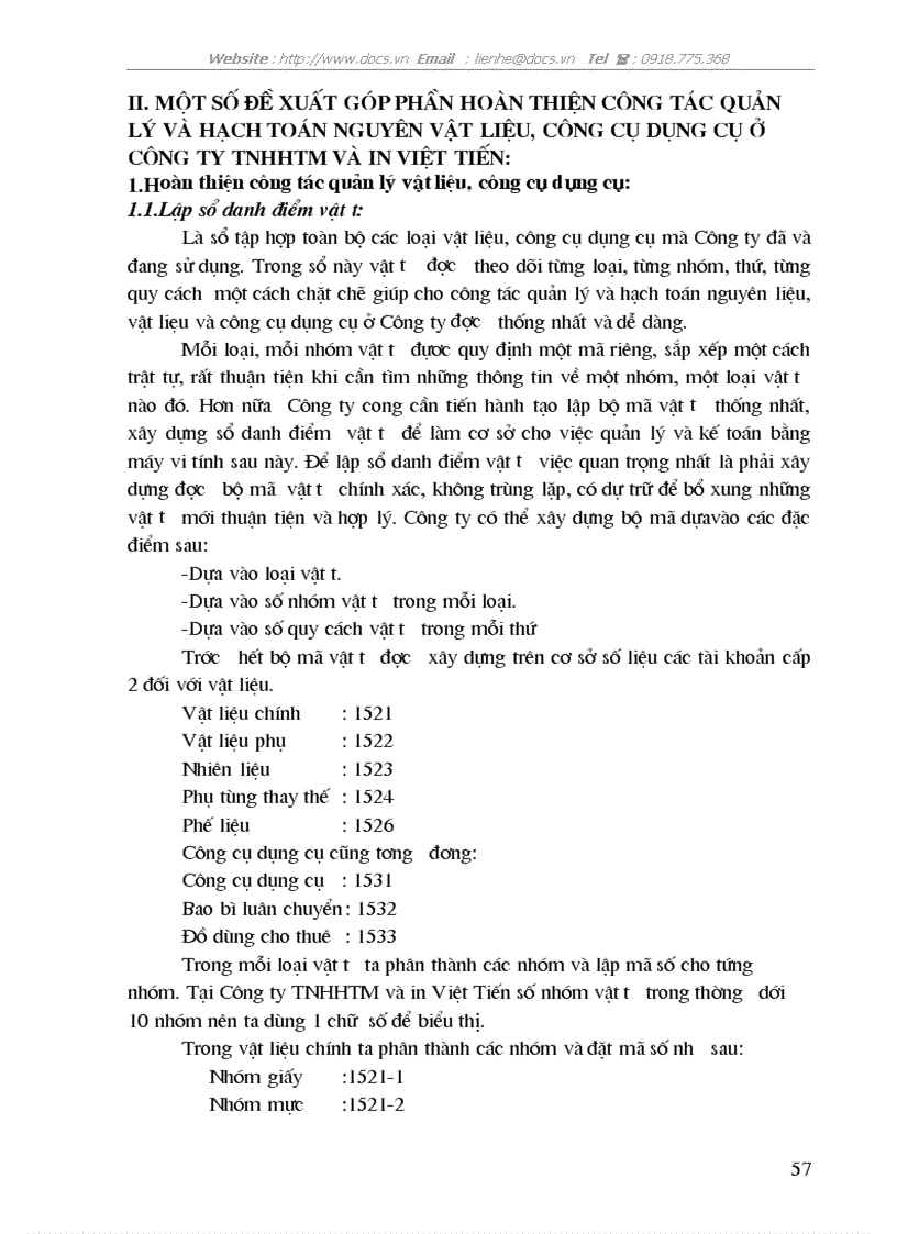 image for page Kế toán nguyên vật liệu công cụ dụng cụ