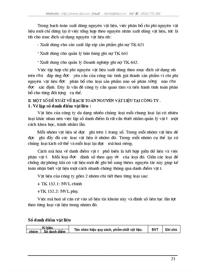 image for page Hạch toán nguyên vật liệu ở công ty TNHH thương mại dịch vụ và kỹ thuật Tân Thiên Hoàng