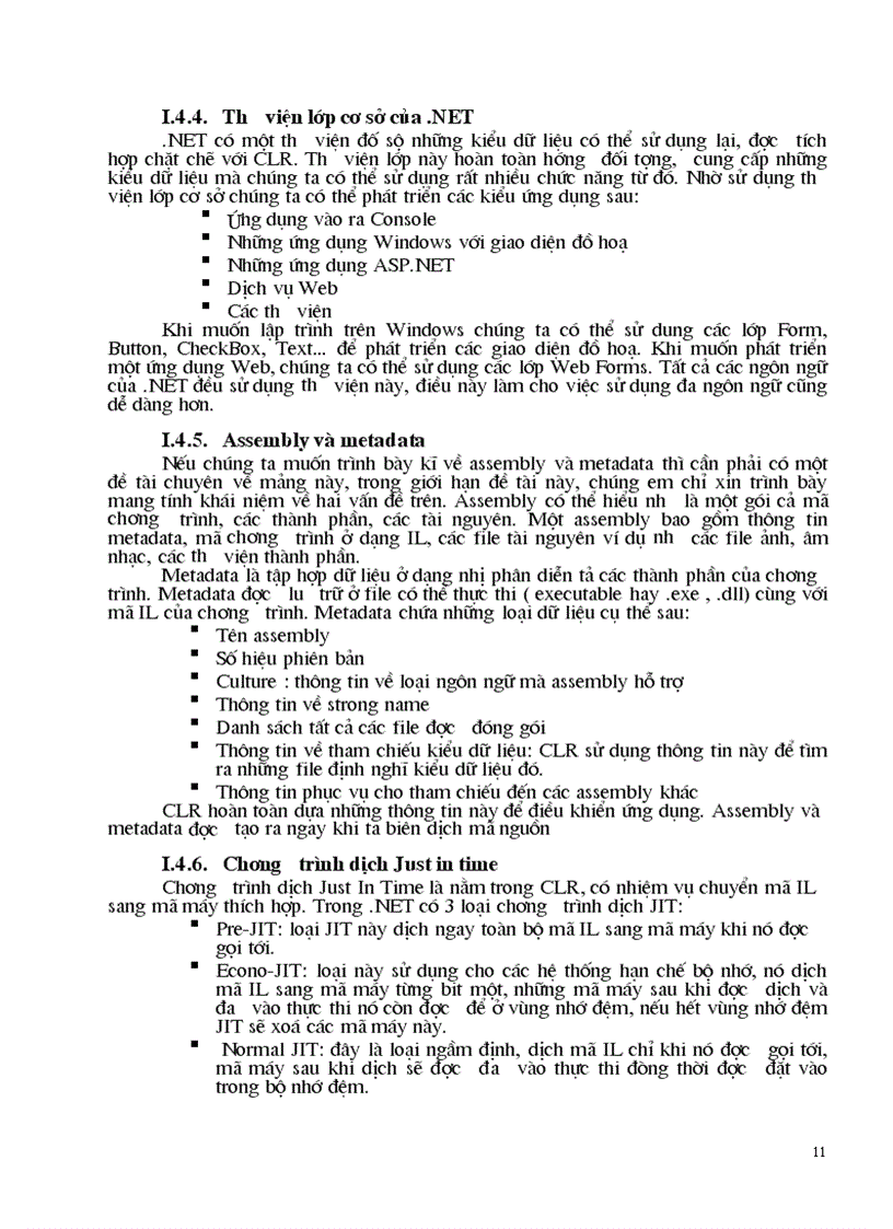 image for page Giới thiệu sơ bộ về NET và C cùng với một số vấn đề nâng cao trong ngôn ngữ C