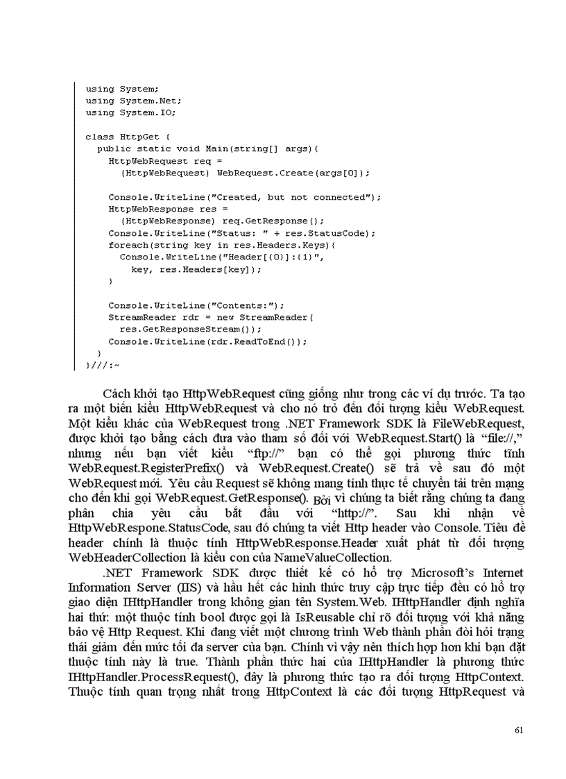 image for page Giới thiệu sơ bộ về NET và C cùng với một số vấn đề nâng cao trong ngôn ngữ C