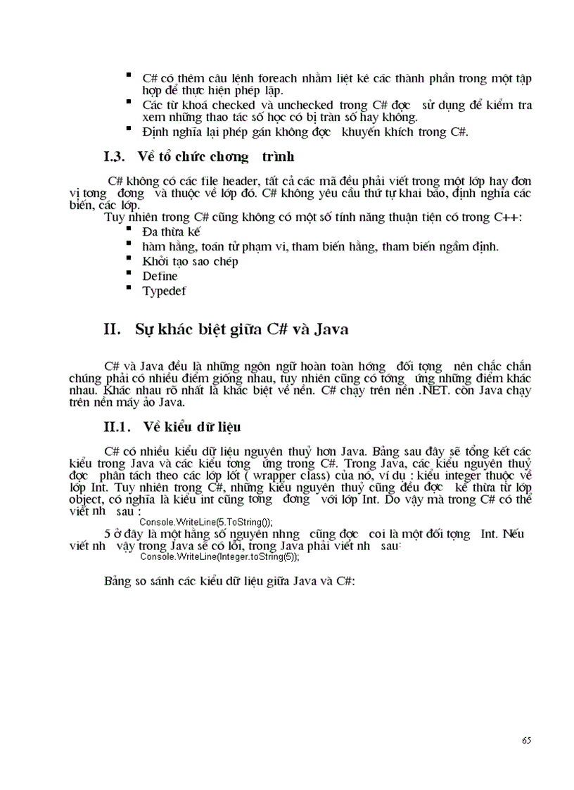 image for page Giới thiệu sơ bộ về NET và C cùng với một số vấn đề nâng cao trong ngôn ngữ C