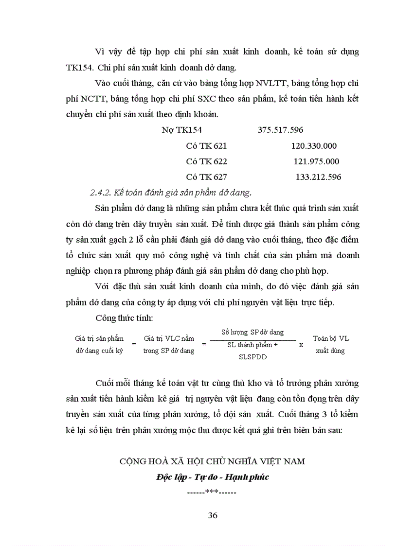 image for page Hoàn thiện tổ chức kế toán chi phí sản xuất và tính giá thành tại công ty cổ phần vlxd kim trung hưng hà thái bình