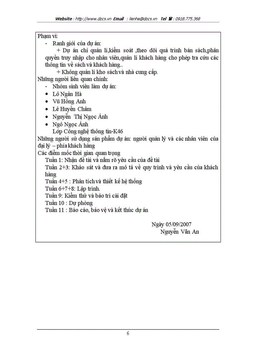 image for page Quá trình phân tích và thiết kế chương trình Quản lý bán sách