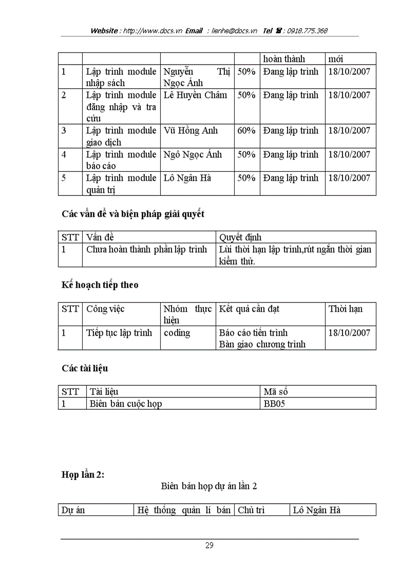 image for page Quá trình phân tích và thiết kế chương trình Quản lý bán sách