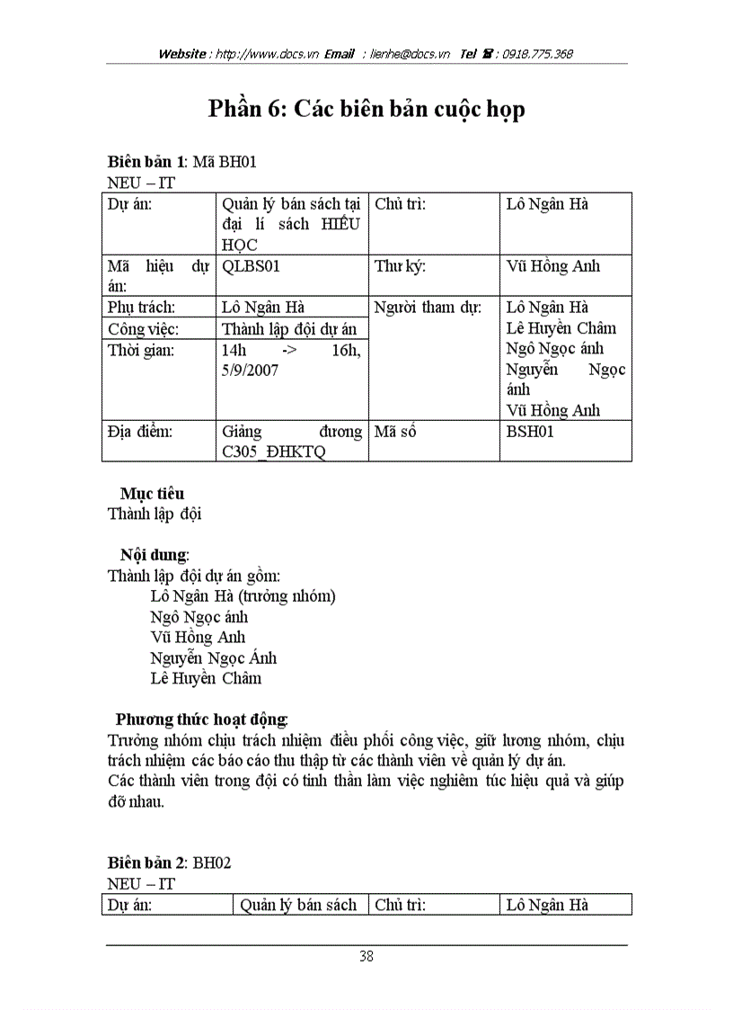 image for page Quá trình phân tích và thiết kế chương trình Quản lý bán sách