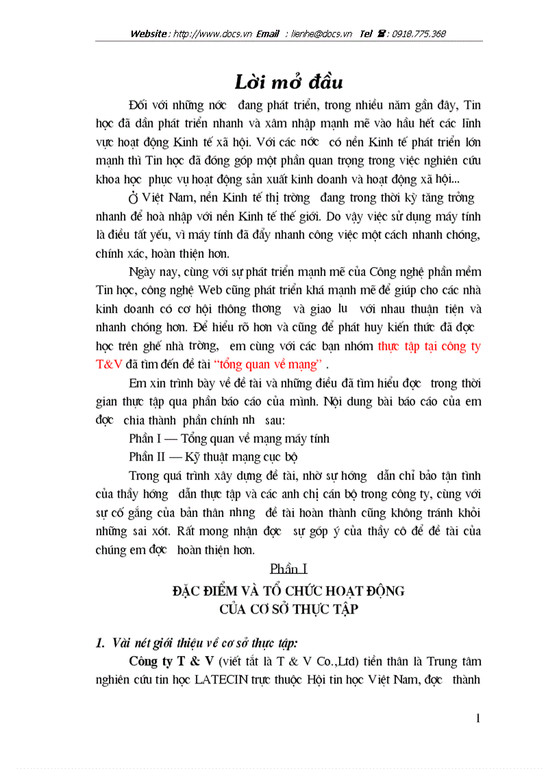 image for page Tổng quan về mạng