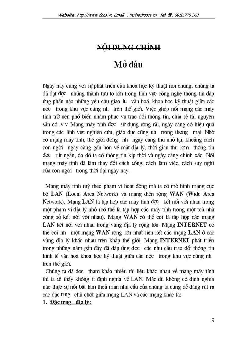 image for page Tổng quan về mạng