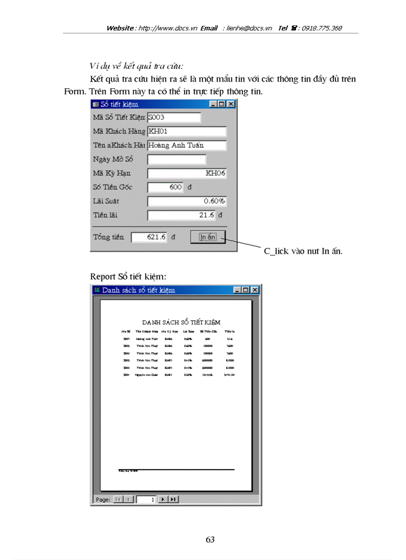 image for page Thiết kế hệ thống quản lý tiền gửi tiết kiệm cho ngân NHNo PTNT Việt Nam chi nhánh huyện Thanh Trì