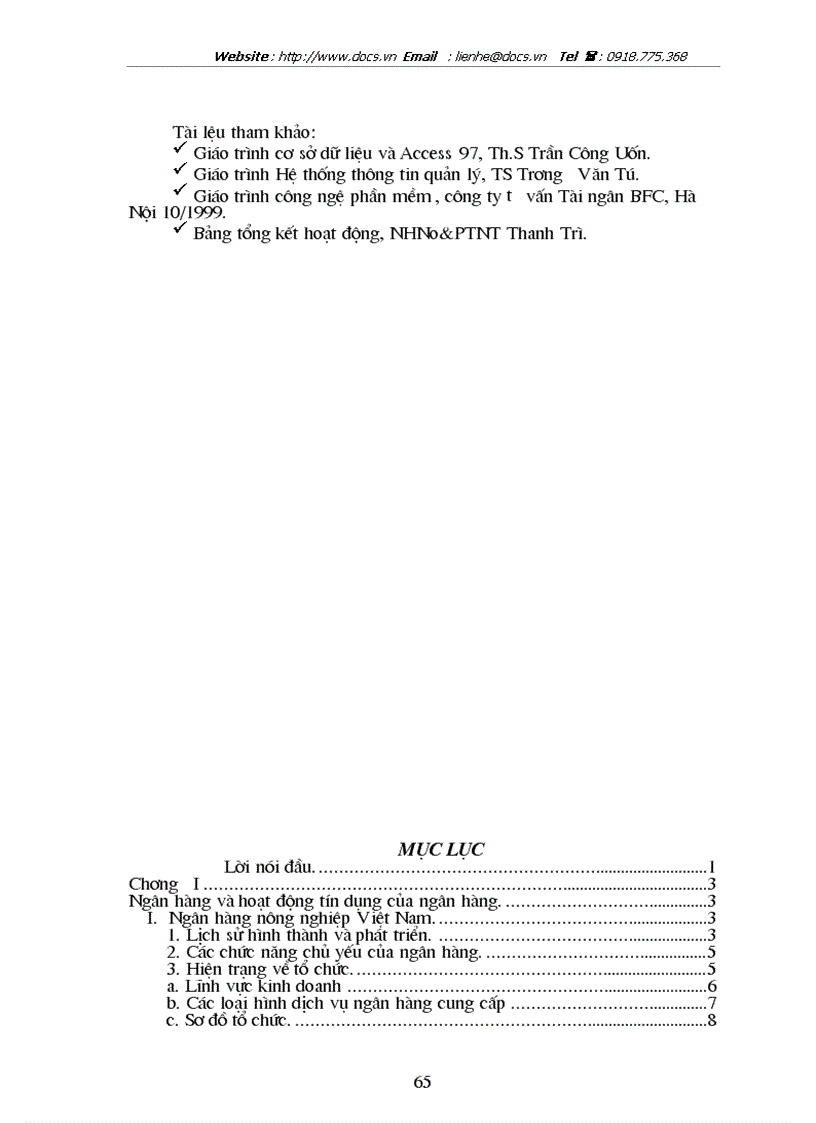 image for page Thiết kế hệ thống quản lý tiền gửi tiết kiệm cho ngân NHNo PTNT Việt Nam chi nhánh huyện Thanh Trì