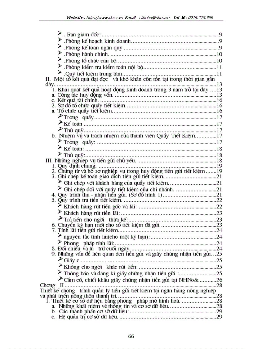 image for page Thiết kế hệ thống quản lý tiền gửi tiết kiệm cho ngân NHNo PTNT Việt Nam chi nhánh huyện Thanh Trì