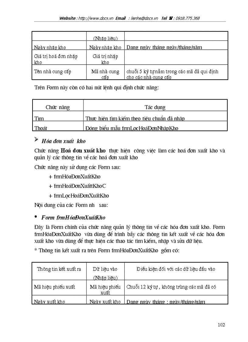 image for page Sử dụng cơ sở dữ liệu Access