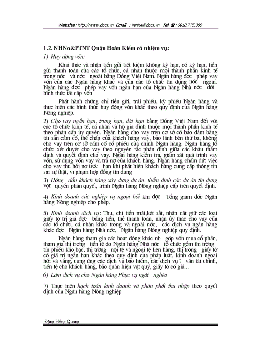 image for page Ứng dụng tin học trong việc tính toán quỹ thu nhập của NHNO và phát triển Nông thôn Quận Hoàn Kiếm Hà Nội