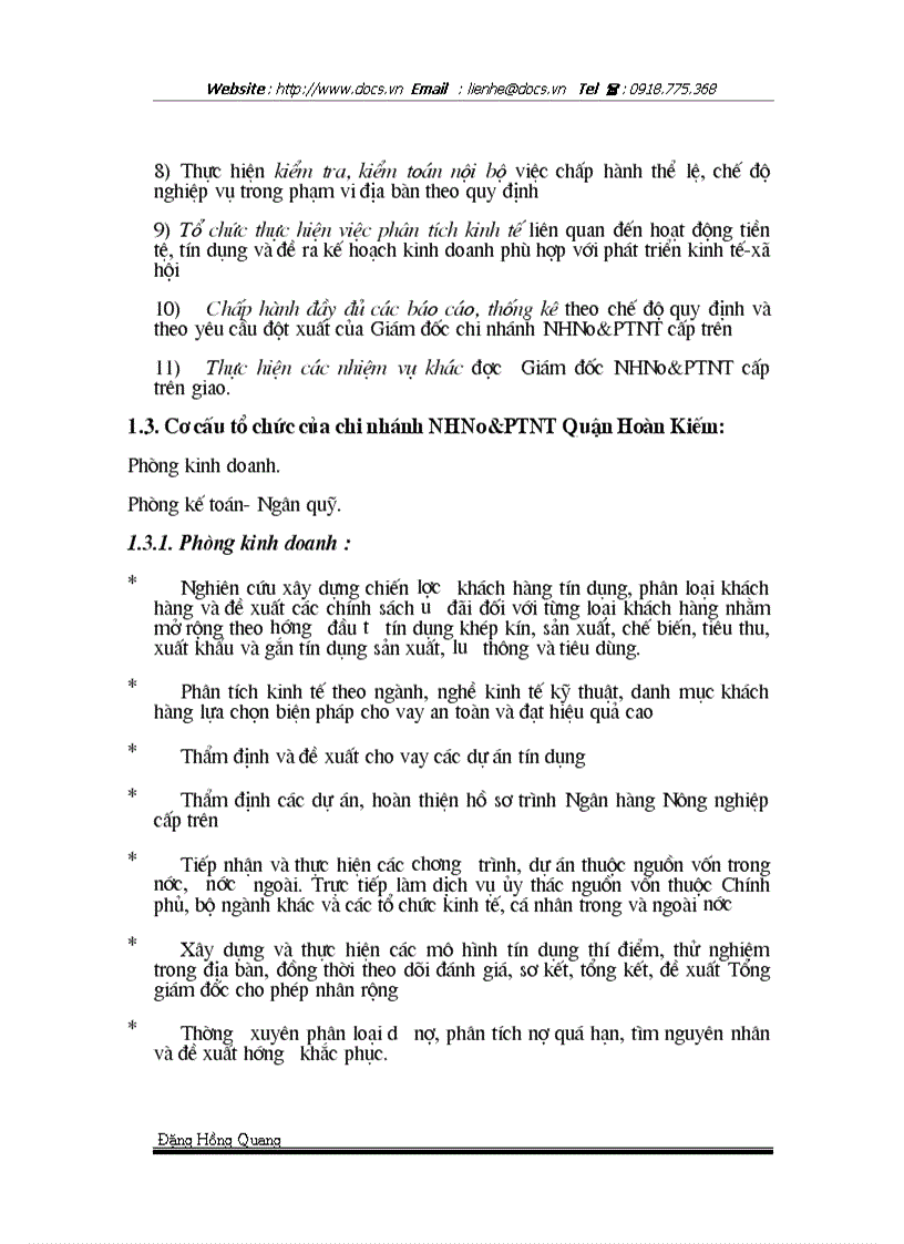 image for page Ứng dụng tin học trong việc tính toán quỹ thu nhập của NHNO và phát triển Nông thôn Quận Hoàn Kiếm Hà Nội