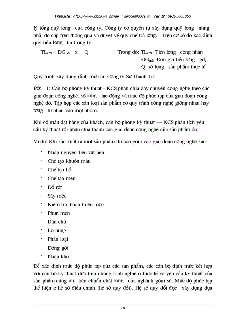 image for page Kế toán tiền lương và các khoản trích theo lương tại Công ty Sứ Thanh Trì thuộc Tổng Công ty Thuỷ tinh và Gốm xây dựng