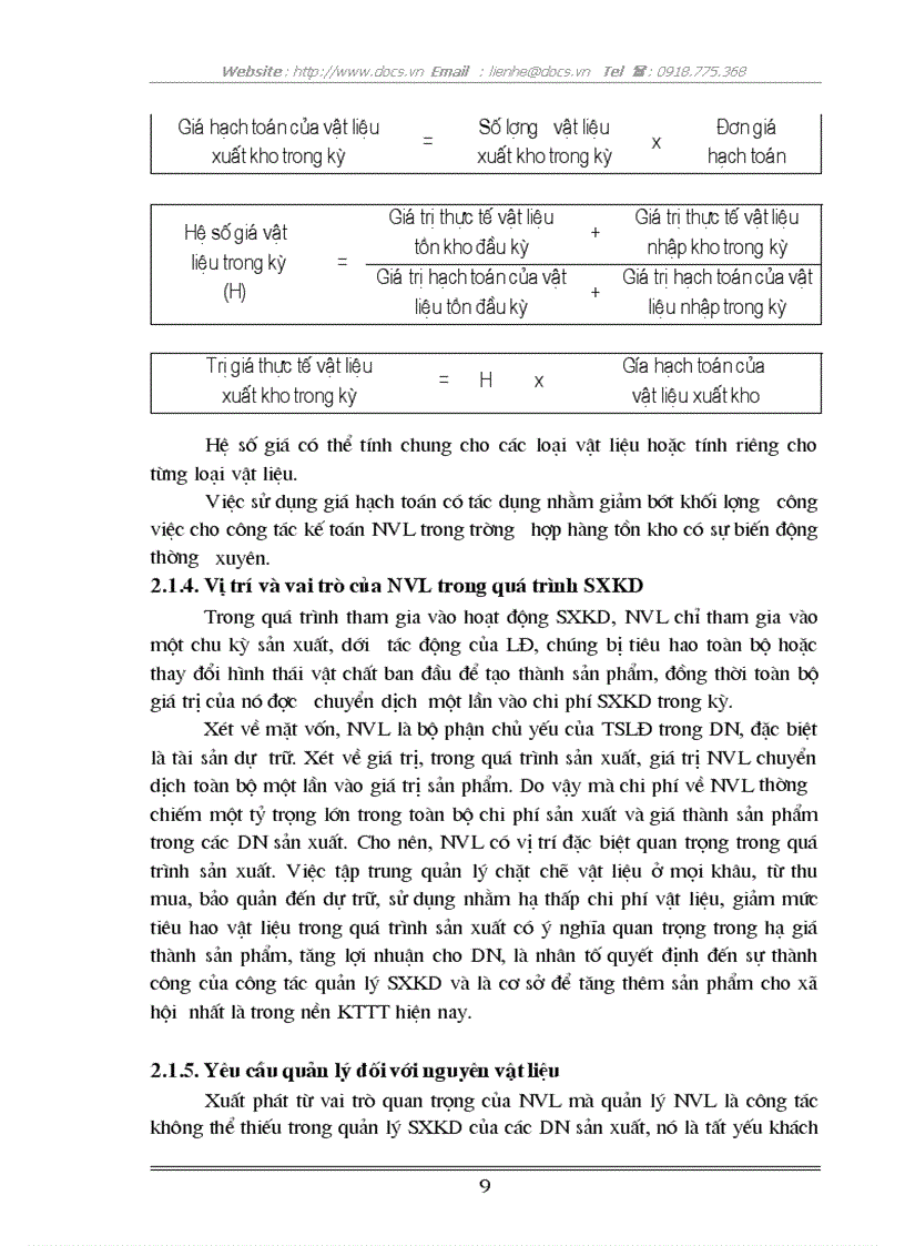 image for page Tổ chức công tác kế toán nguyên vật liệu nhằm tăng cường quản lý và sử dụng nguyên vật liệu tại Công ty Vật liệu chịu lửa Trúc Thôn